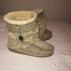Beige Boots